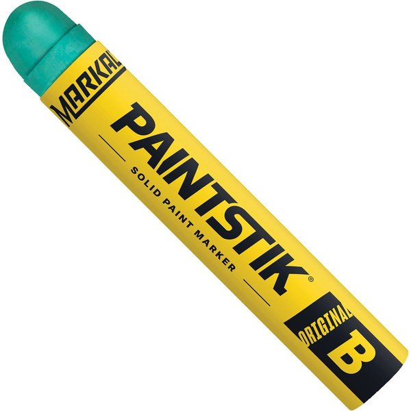Markal Paintstik Solid Paint Crayon, Green Box of 12 MKL080226